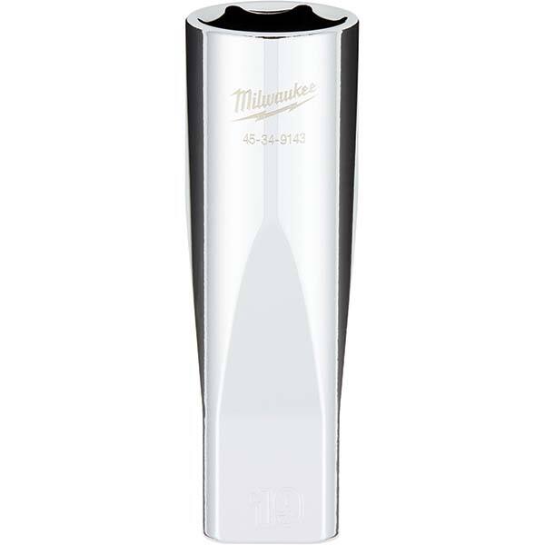 Milwaukee Tool - Hand Sockets Drive Size (Inch): 1/2 Size (mm): 19.0000 - Industrial Tool & Supply