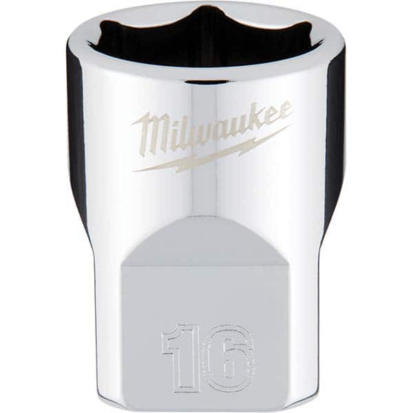 Milwaukee Tool - Hand Sockets Drive Size (Inch): 3/8 Size (mm): 16.0000 - Industrial Tool & Supply