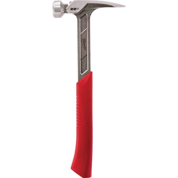 Milwaukee Tool - Nail & Framing Hammers Claw Style: Straight Head Weight Range: 21 oz. - 25 oz. - Industrial Tool & Supply