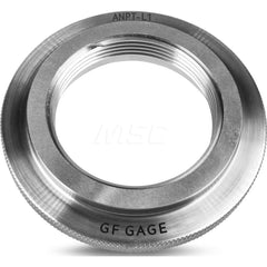 Ring Pipe Thread Gages; Thread Size: 1/16-27; Classification: L1; Calibrated: No; Traceability Certification Included: Certificate of Compliance; Thread Type: ANPT; Additional Information: Specification Met: SAE AS71051; Thread Size (Inch): 1/16-27