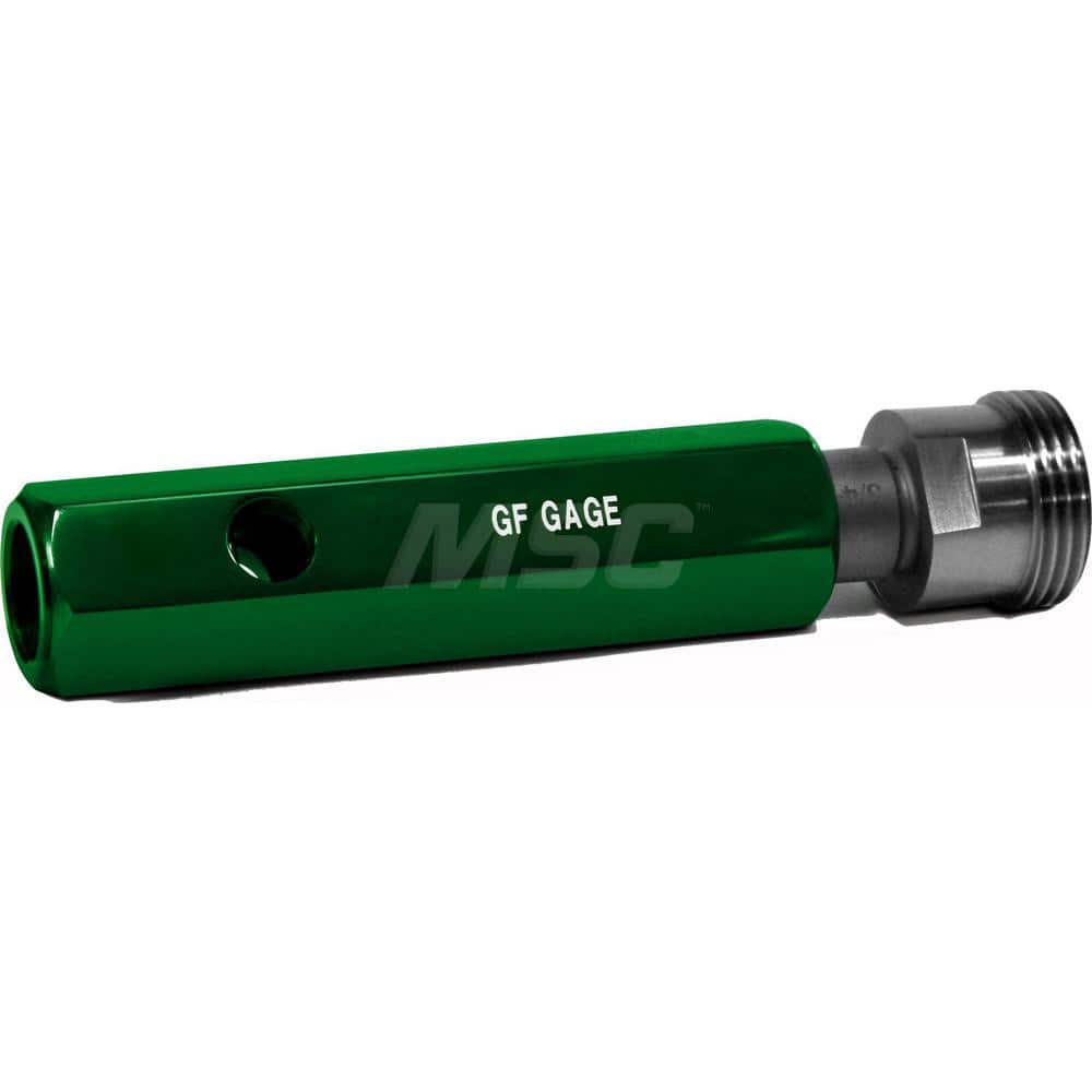 Pipe Thread Plug Gage: Tapered, 1/2-14, Single End