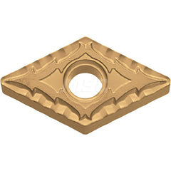 Kyocera DNMG 431CQ CA5525 Grade CVD Carbide, 0 Degree, Diamond, Negative Rake Angle, Neutral Turning Insert for Light Interruption and Finishing-Medium in (P) Carbon/Alloy Steel