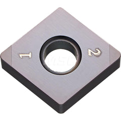 Kyocera CNGA 433T00515ME KBN475 Grade CBN, 0 Degree, Diamond, Negative Rake Angle, Neutral Turning Insert for Continuous and Finishing in (K) Nodular Cast Iron