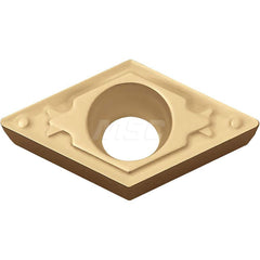 Kyocera DCMT 2152HQ CA5525 Grade CVD Carbide, 7 Degree, Diamond, Positive Rake Angle, Neutral Turning Insert for Light Interruption and Finishing-Medium in (P) Carbon/Alloy Steel