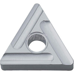 Kyocera TNMG 331RST TN610 Grade Uncoated Cermet, 0 Degree, Triangle, Negative Rake Angle, Right-Hand Turning Insert for Continuous and Medium-Roughing in (P) Carbon/Alloy Steel