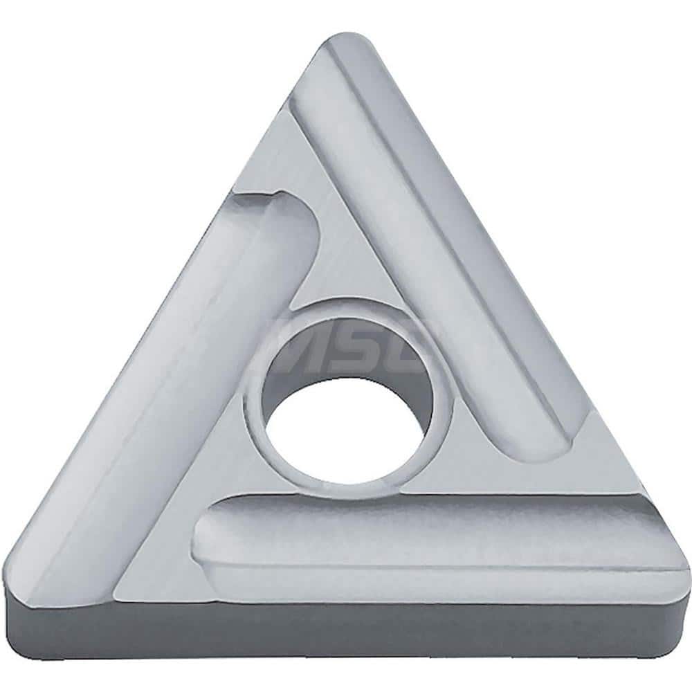 Kyocera TNMG 331LST TN610 Grade Uncoated Cermet, 0 Degree, Triangle, Negative Rake Angle, Left-Hand Turning Insert for Continuous and Medium-Roughing in (P) Carbon/Alloy Steel