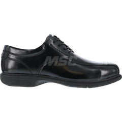 Work Boot: Size 7, 2-3/4″ High, Leather, Steel Toe Black, Standard Width