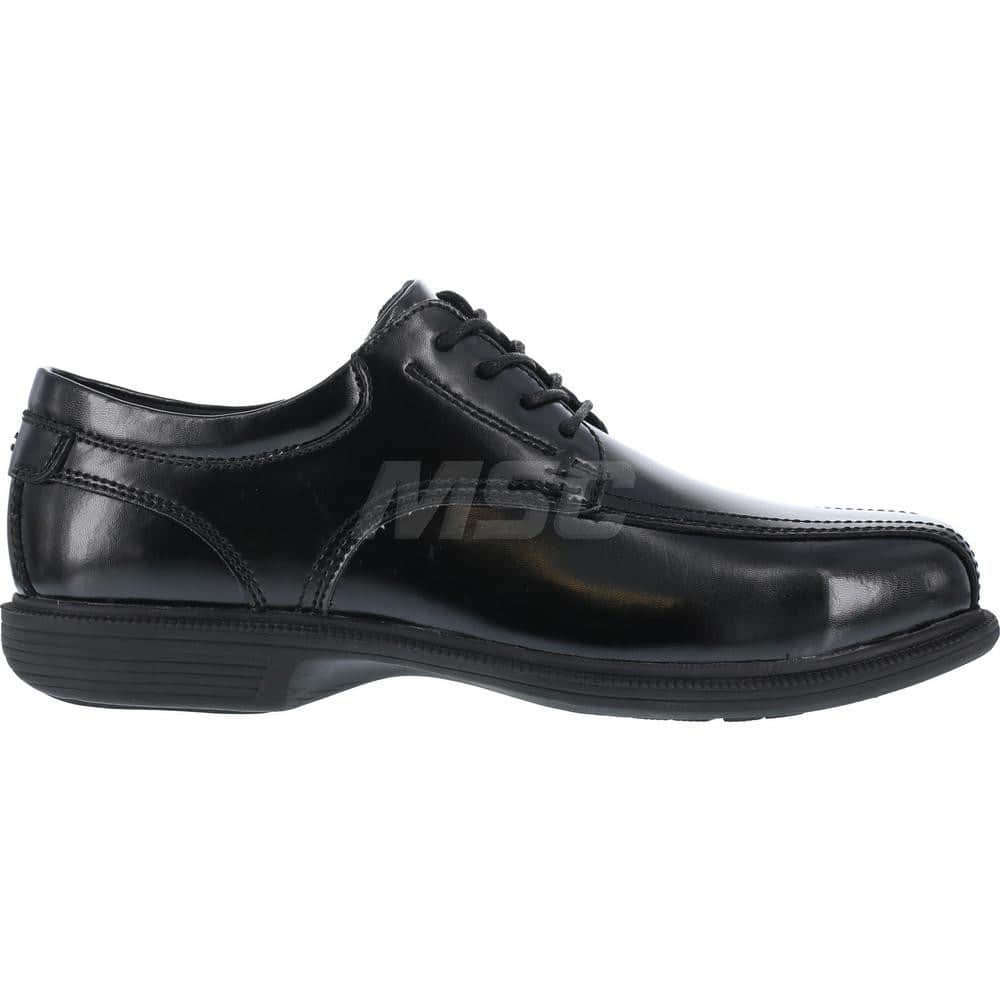 Work Boot: Size 10.5, 2-3/4″ High, Leather, Steel Toe Black, Standard Width