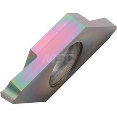 Cut-Off Inserts; Insert Style: TKF; Insert Size Code: 12; Insert Material: Solid Carbide; Manufacturer Grade: PDL025; Cutting Width (mm): 1.00; Insert Holding Method: Screw; Lead Angle Direction: Neutral; Insert Hand: Right Hand; Lead Angle: 0; Relief Ang