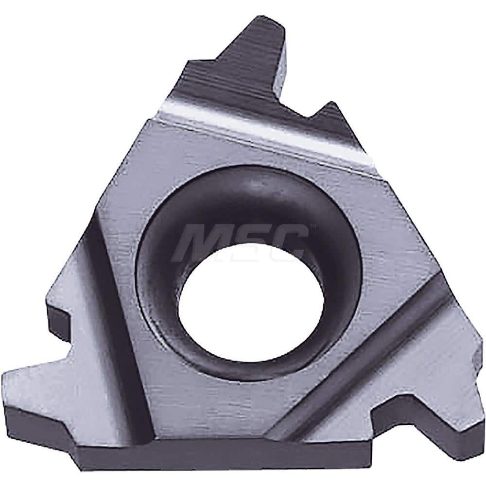 Laydown Threading Inserts; Insert Style: 16IR; Insert Size Code: 16; Insert Material: Solid Carbide; Manufacturer Grade: PR1215; Threads Per Inch: 14.00; Thread Type: Internal; Thread Standard: Tapered Pipe; Insert Hand: Right Hand; Included Angle: 55; Ch