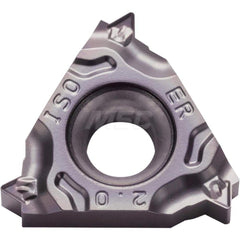 Laydown Threading Inserts; Insert Style: 16ER; Insert Size Code: 16; Insert Material: Solid Carbide; Manufacturer Grade: PR1215; Threads Per Inch: 11.00; Thread Type: External; Thread Standard: Parallel Pipe; Whitworth; Insert Hand: Right Hand; Included A