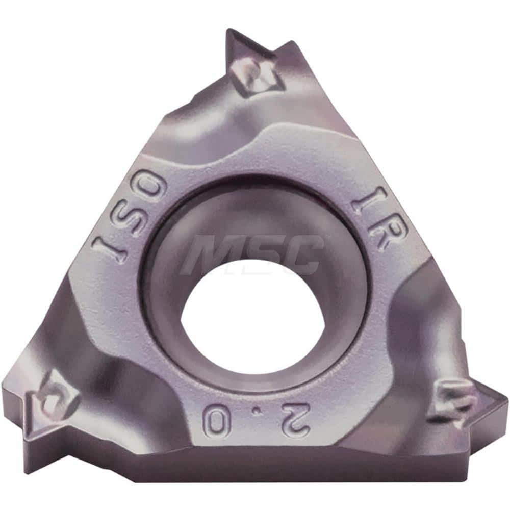 Laydown Threading Inserts; Insert Style: 16IR; Insert Size Code: 16; Insert Material: Solid Carbide; Manufacturer Grade: PR1215; Thread Type: Internal; Pitch (mm): 2.00; Thread Standard: Metric; Insert Hand: Right Hand; Included Angle: 60; Chipbreaker: TQ