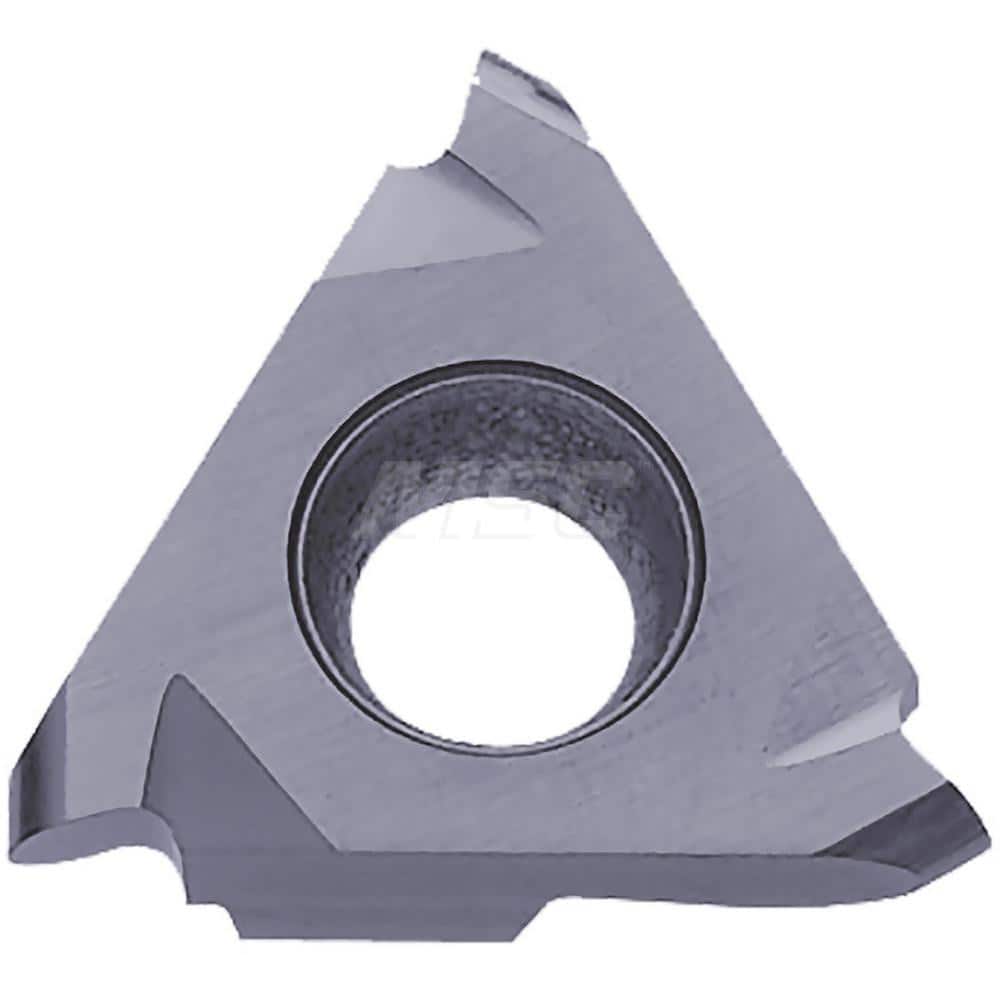 Grooving Insert: GBA43R PR1625, Solid Carbide Megacoat Nano Finish, Left Hand, 2.5 mm Cutting Width, 4 mm Max Depth, Series GBA