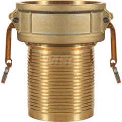 C Type Quick Coupling: 3/4″ Hose ID, 3/4″ Part C, Brass