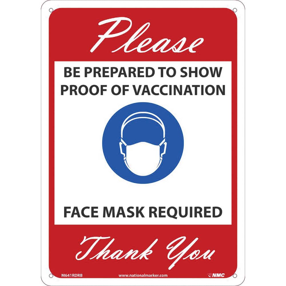 NMC - Safety Signs Message Type: COVID-19 Message or Graphic: Message & Graphic - Industrial Tool & Supply