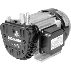 Thomas - Rotary Vane-Type Vacuum Pumps Voltage: 115 VAC Length (Decimal Inch): 8.2300 - Industrial Tool & Supply