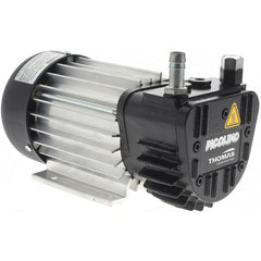 Thomas - Rotary Vane-Type Vacuum Pumps Voltage: 115 VAC Length (Decimal Inch): 10.3900 - Industrial Tool & Supply