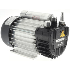 Thomas - Rotary Vane-Type Vacuum Pumps Voltage: 115 VAC Length (Decimal Inch): 9.8000 - Industrial Tool & Supply