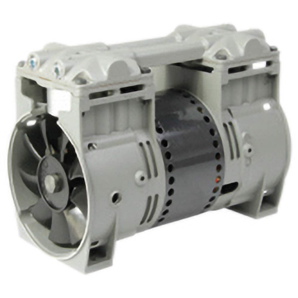 Thomas - Piston-Type Vacuum Pumps Type: Vacuum & Compressor Voltage: 115 VAC - Industrial Tool & Supply