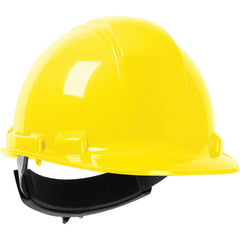 PRO-SAFE - ANSI Type I Class E & G 4-Point Ratchet Hard Hat - Industrial Tool & Supply