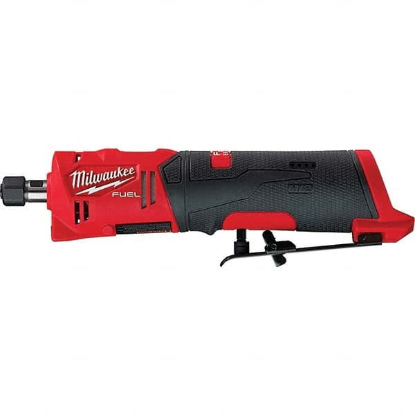 Milwaukee Tool - 1/4" Collet, 20,000 RPM, Straight, Electric Die Grinder - Industrial Tool & Supply