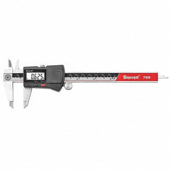 Starrett - 0 to 6" Range, 0.01mm Resolution, Electronic Caliper - Industrial Tool & Supply