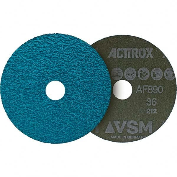 VSM - 9-1/4" Diam, 7/8" Hole, 36 Grit Ceramic Fiber Disc - Industrial Tool & Supply