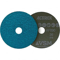 VSM - 9-1/4" Diam, 7/8" Hole, 36 Grit Ceramic Fiber Disc - Industrial Tool & Supply