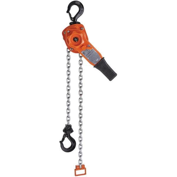 CM - 2,000 Lb Capacity, 10' Lift Height, Chain Manual Lever Hoist - Industrial Tool & Supply