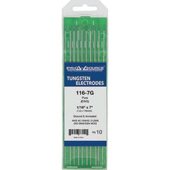 PRO-SOURCE - Tungsten Electrodes Type: Pure Diameter (Inch): 1/16 - Industrial Tool & Supply