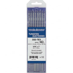PRO-SOURCE - Tungsten Electrodes Type: E3 Diameter (Inch): 3/32 - Industrial Tool & Supply