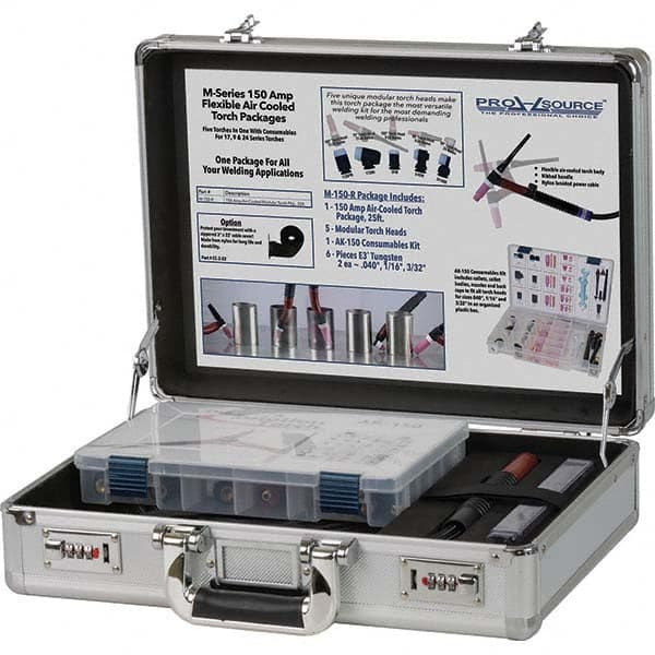 PRO-SOURCE - 150 Amp 25' Outfit 150M Air Cooled TIG Welding Torch Kit - Industrial Tool & Supply