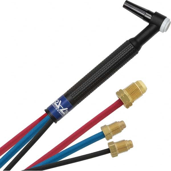 PRO-SOURCE - 250 Amp 12-1/2' Outfit 20 Water Cooled TIG Welding Torch Kit - Industrial Tool & Supply