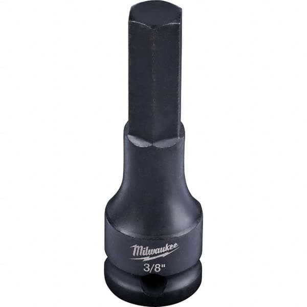 Milwaukee Tool - Impact Hex & Torx Bit Sockets Drive Size (Inch): 3/8 Hex Size (Inch): 3/8 - Industrial Tool & Supply