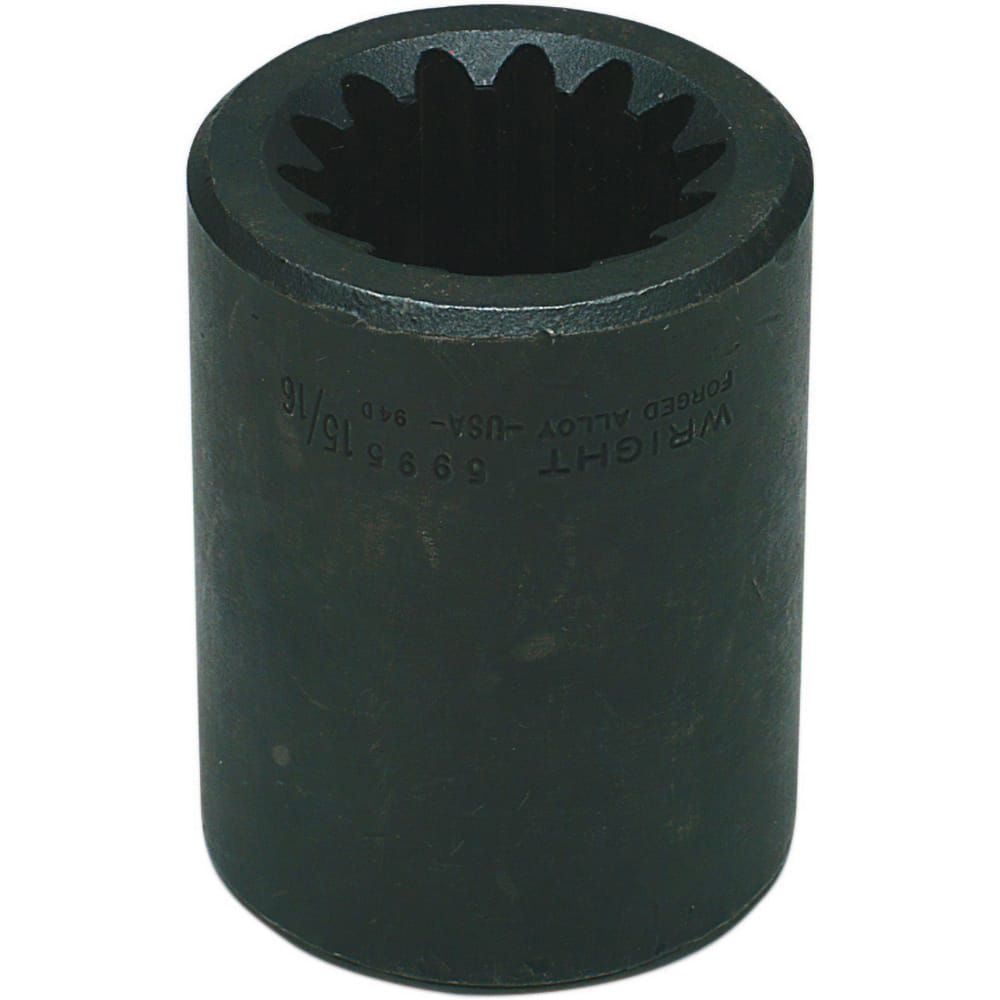 Wright Tool & Forge - Impact Sockets; Drive Size: #5 Spline ; Size (Inch): 13/16 ; Type: Standard ; Style: Impact Socket ; Style: Impact Socket ; Style: Impact Socket - Exact Industrial Supply