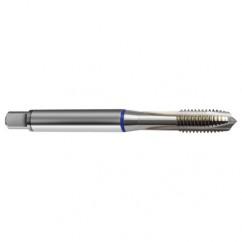 M10x1.5 6H 3-Flute Cobalt Blue Ring Spiral Point Plug Tap-Bright - Industrial Tool & Supply