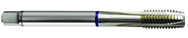 M10x1.5 6H 3-Flute Cobalt Blue Ring Spiral Point Plug Tap-Bright - Industrial Tool & Supply