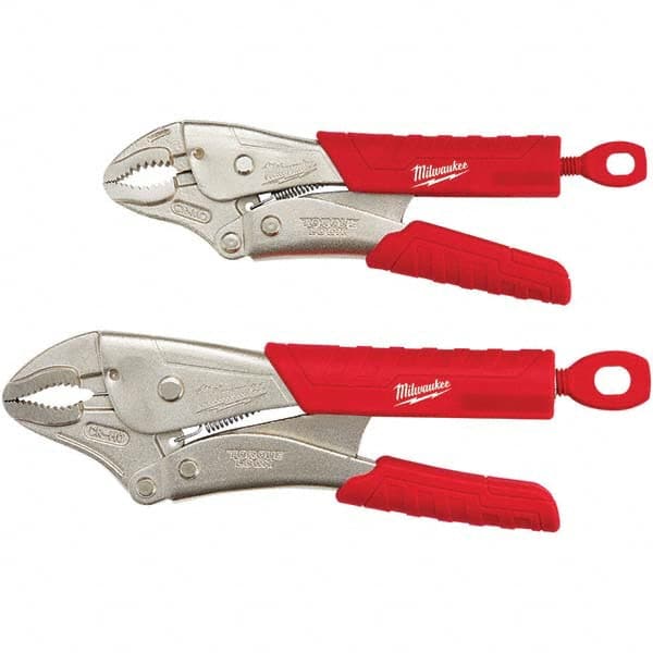Milwaukee Tool - Plier Sets Set Type: Locking Pliers Number of Pieces: 2 - Industrial Tool & Supply