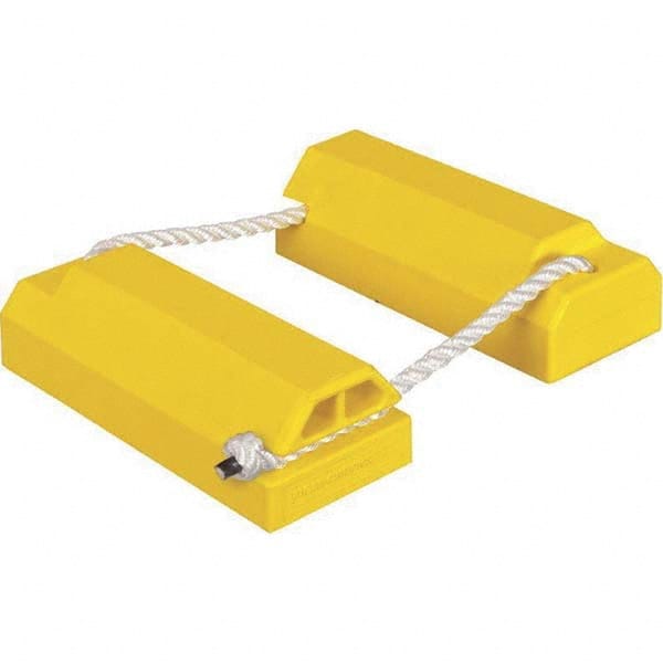 Checkers - Wheel Chocks Width (Inch): 6 Height (Inch): 4 - Industrial Tool & Supply