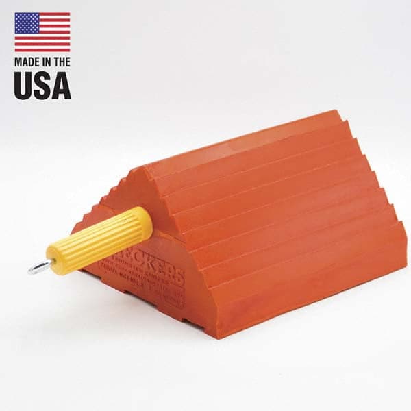 Checkers - Wheel Chocks Width (Inch): 8-1/2 Height (Inch): 5 - Industrial Tool & Supply