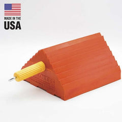 Checkers - Wheel Chocks Width (Inch): 8-1/2 Height (Inch): 5 - Industrial Tool & Supply