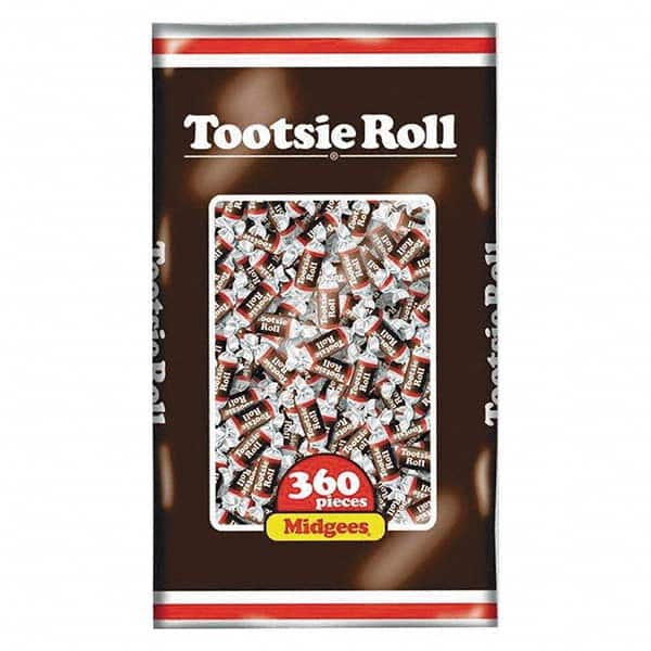 Tootsie Roll - Snacks, Cookies, Candy & Gum Breakroom Accessory Type: Candy Breakroom Accessory Description: Midgees, Original, 38.8oz Bag, 360 Pieces - Industrial Tool & Supply