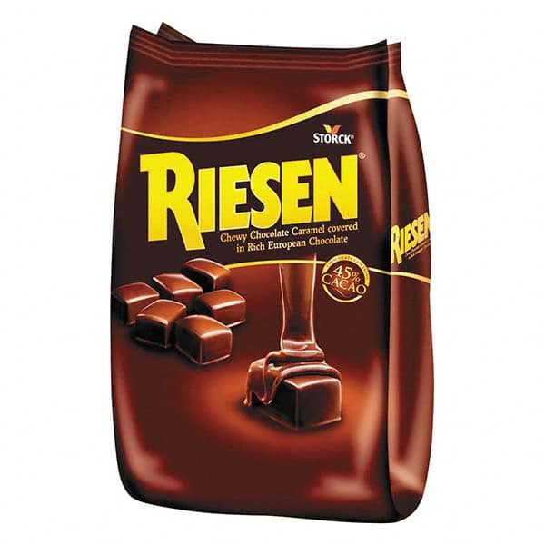 Riesen - Snacks, Cookies, Candy & Gum Breakroom Accessory Type: Candy Breakroom Accessory Description: Chocolate Caramel Candies, 30oz Bag - Industrial Tool & Supply