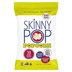 SkinnyPop Popcorn - Snacks, Cookies, Candy & Gum Breakroom Accessory Type: Popcorn Breakroom Accessory Description: Popcorn, Original, 1 oz Bag, 12/Carton - Industrial Tool & Supply