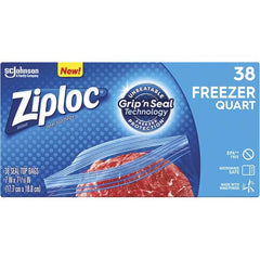 Ziploc - Reclosable Food & Sandwich Bags Volume Capacity: 1 Qt. Width (Inch): 6.970 - Industrial Tool & Supply