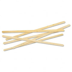 ECO PRODUCTS - Coffee, Tea & Accessories Breakroom Accessory Type: Coffee Stirrers Breakroom Accessory Description: Renewable Wooden Stir Sticks - 7" 1000/Pack 10 Pk/Carton - Industrial Tool & Supply