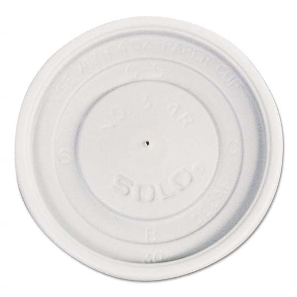DART - Polystyrene Vented Hot Cup Lids, 4 oz Cups, White, 100/Pack, 10 Packs/Carton - Industrial Tool & Supply