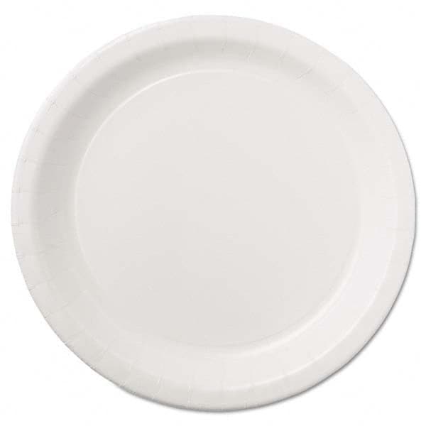 Hoffmaster - Coated Paper Dinnerware, Plate, 9", White, 50/Pack, 10 Packs/Carton - Industrial Tool & Supply