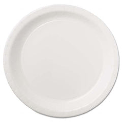 Hoffmaster - Coated Paper Dinnerware, Plate, 9", White, 50/Pack, 10 Packs/Carton - Industrial Tool & Supply