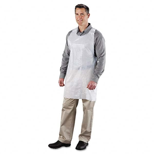 Royal Paper - Disposable & Chemical Resistant Aprons Garment Style: Bib Apron Garment Type: NonChemical Resistant - Industrial Tool & Supply